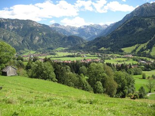 Ostrachtalblick vom Balkon