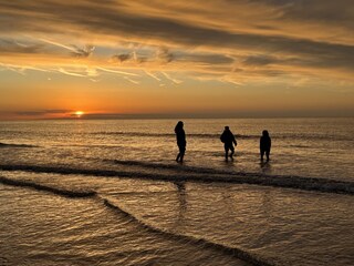Sonnenuntergang am Strand