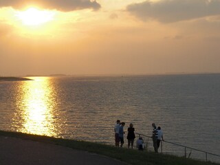 Sonnenuntergang am meer