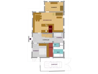 Casa per le vacanze Katschberg-Rennweg Pianta del piano 33