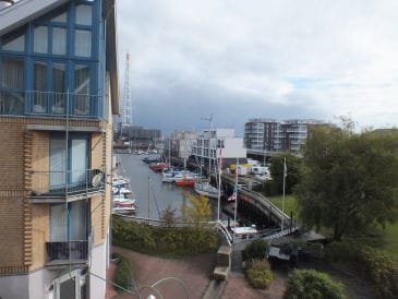 Ferienwohnung mit Ausblick auf den Yachthafen