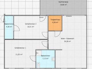 Grundriss Dachgeschosswohnung