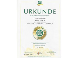 DLG-Urkunde