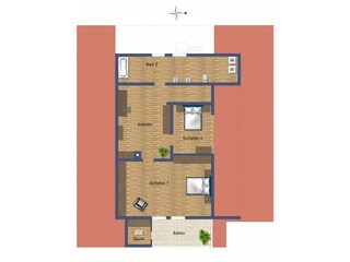 Apartamento de vacaciones Bad Wiessee Plano de planta 41