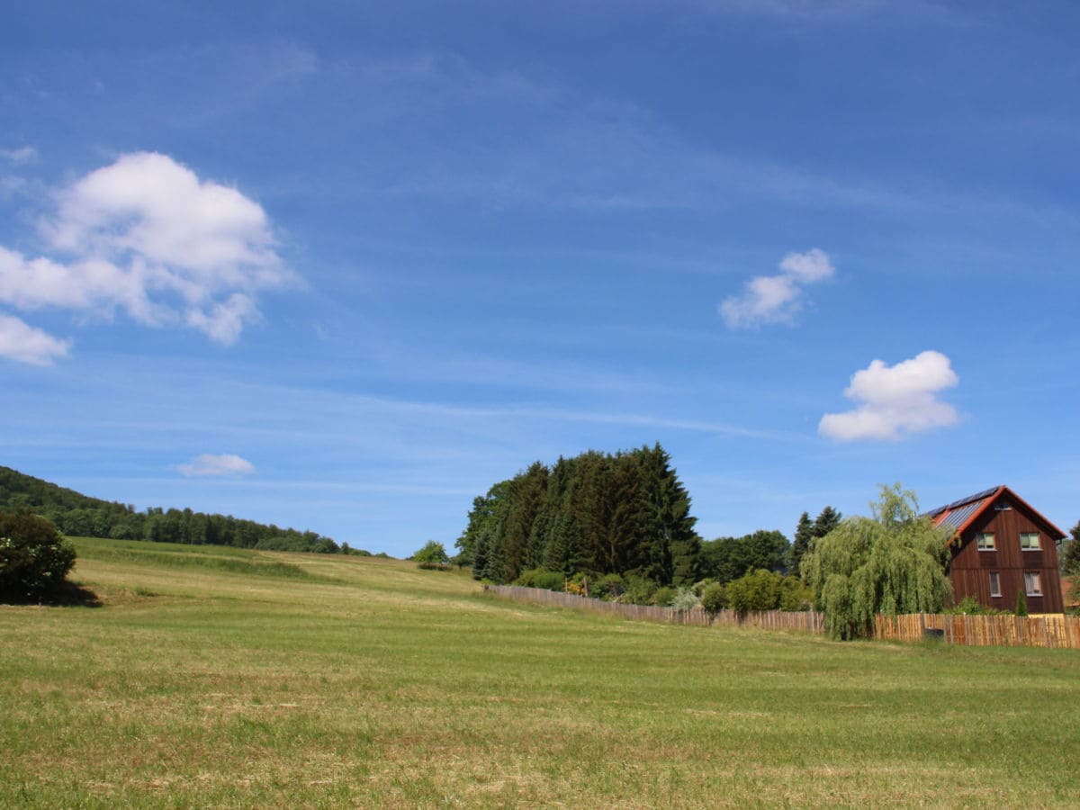 Natur pur direkt hinterm Haus