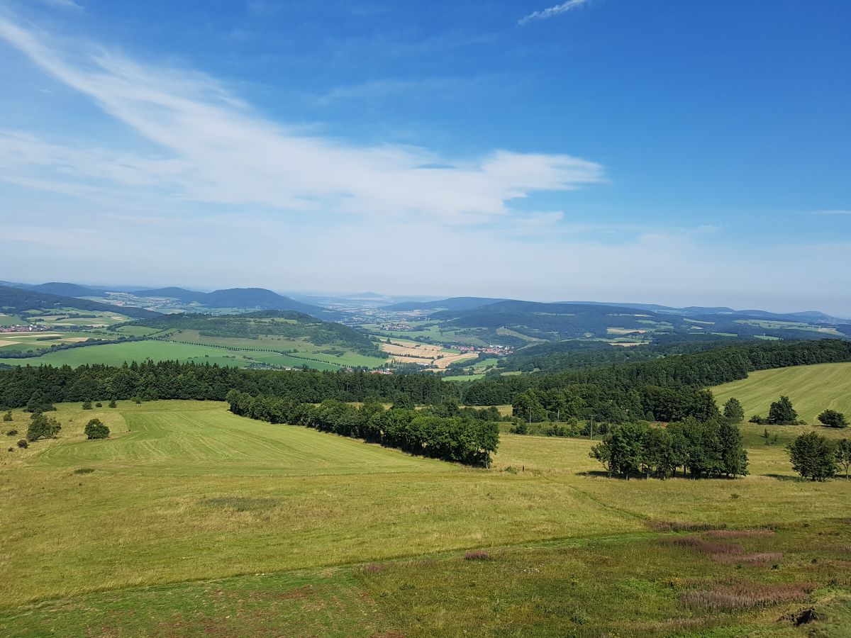 Blick von Noah`s Segel in unser schönes Weidtal