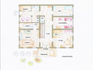 Fattoria Wildschönau-Oberau Pianta del piano 21