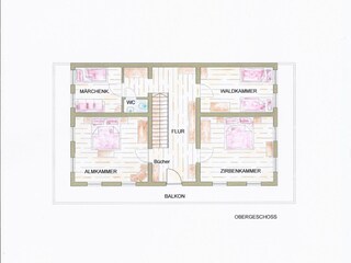 Fattoria Wildschönau-Oberau Pianta del piano 22