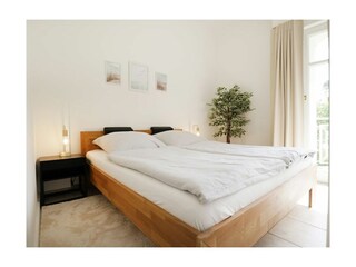 Deutsches Haus Whg. DH3 - Blick in das Schlafzimmer