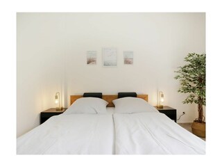 Deutsches Haus Whg. DH3 - Blick in das Schlafzimmer