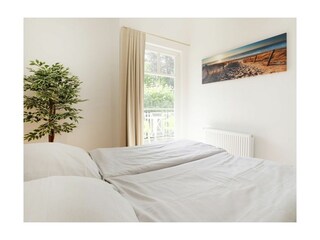 Deutsches Haus Whg. DH3 - Blick in das Schlafzimmer