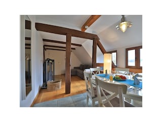 Fischerhaus Whg. Sonnenaufgang - Blick auf den offenen Wohn-/ Essbereich