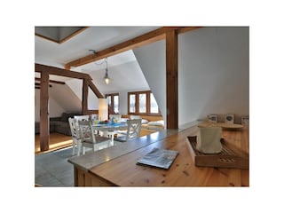 Fischerhaus Whg. Sonnenaufgang - Blick auf den offenen Wohn-/ Essbereich