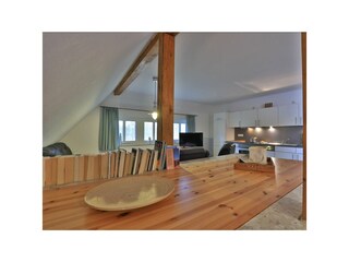 Fischerhaus Whg. Sonnenaufgang - Blick auf den offenen Wohn-/ Essbereich