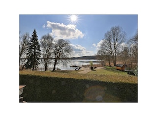 Fischerhaus - Blick auf den See von der Terrasse