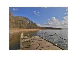 Fischerhaus - Blick auf den See vom hauseigegen Steg