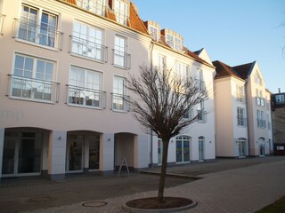 Blick auf die rückwärtigen Seite des Hauses