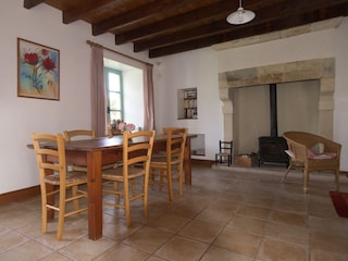 Ferienhaus Fresville Wohnzimmer 4