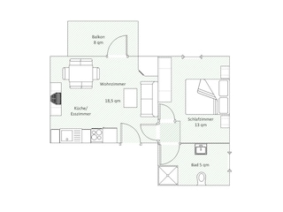 Ferienwohnung Großenbrode Grundriss 6