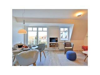 Seebach Whg. S25 - Blick auf den offenen Wohn-/ Essbereich