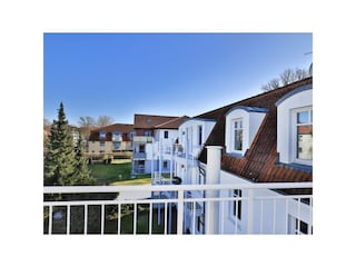 Seebach Whg. S25 - Blick auf die Umgebung vom Balkon