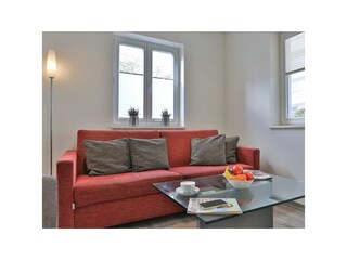Villa Wagenknecht Whg. 3 - Blick auf den gemütlichen Wohnbereich