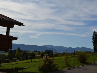 Bergblick von der Terrrasse