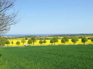 Blick auf Kühlungsborn aus Bastorf kommend