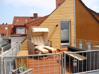 Die Dachterrasse nach dem Umbau in 2016